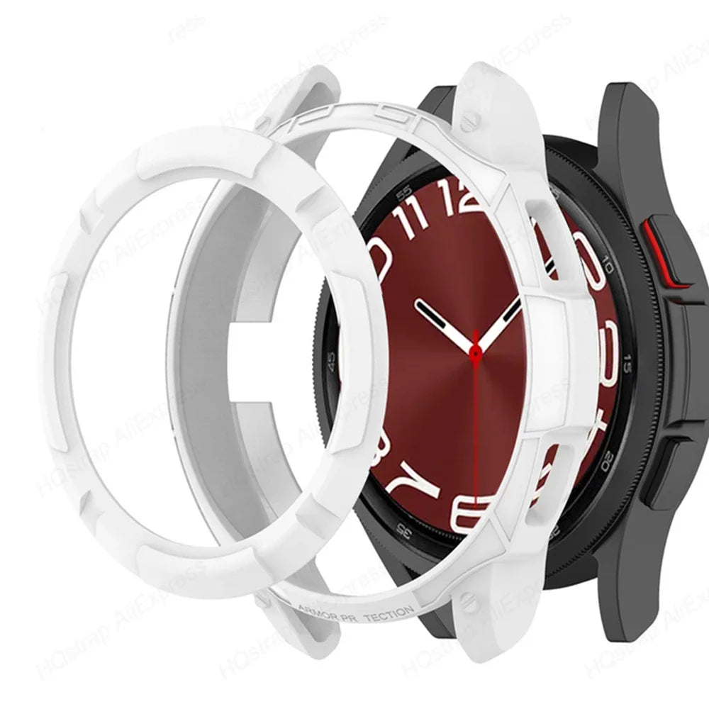 Case for Samsung Galaxy Watch 6 Classic 43mm 47mm Protective TPU Cover for Samsung Galaxy Watch 6 Classic 47mm 43mm Accessories