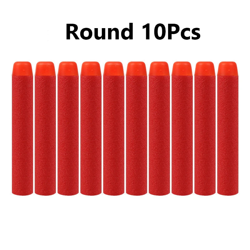 EVA Soft Round Suction Head Refill Darts Bullets for Nerf Gun Kids Toy Guns Accessories Bullets for Nerf Series Blasters Xmas