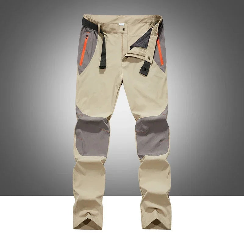 New Men Waterproof Cargo Pants Men's Summer Quick Dry Long Trousers Male Outdoor Sport Trekking Camping Fishing Mountain Pants