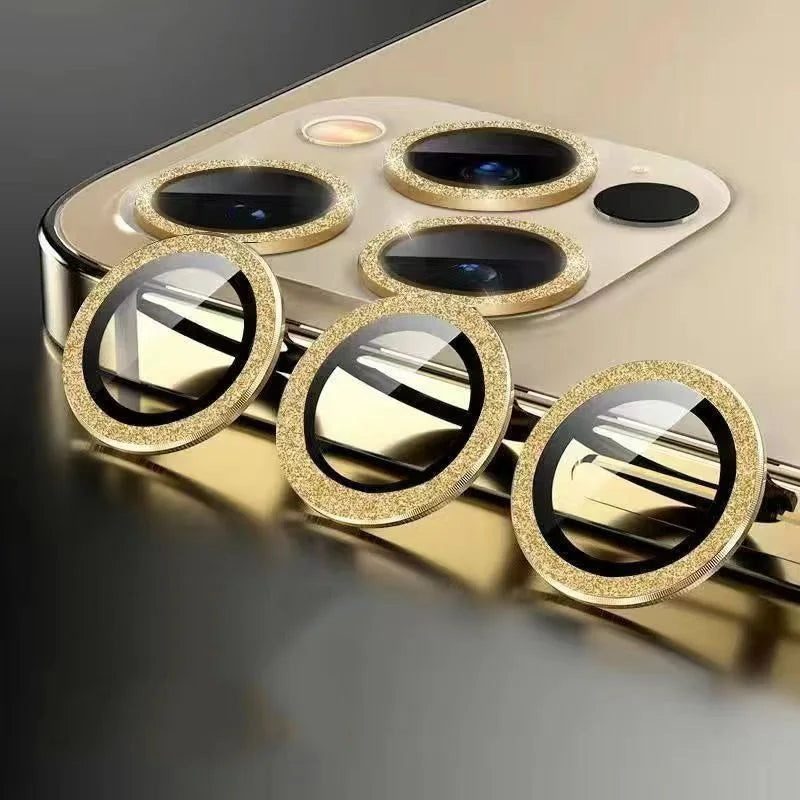 Lens Metal Ring Protector Glass for iPhone 11 12 13 Pro Max Camera Lens Protection On iPhone 15Pro 13Pro 14 Pro Max Camera Film