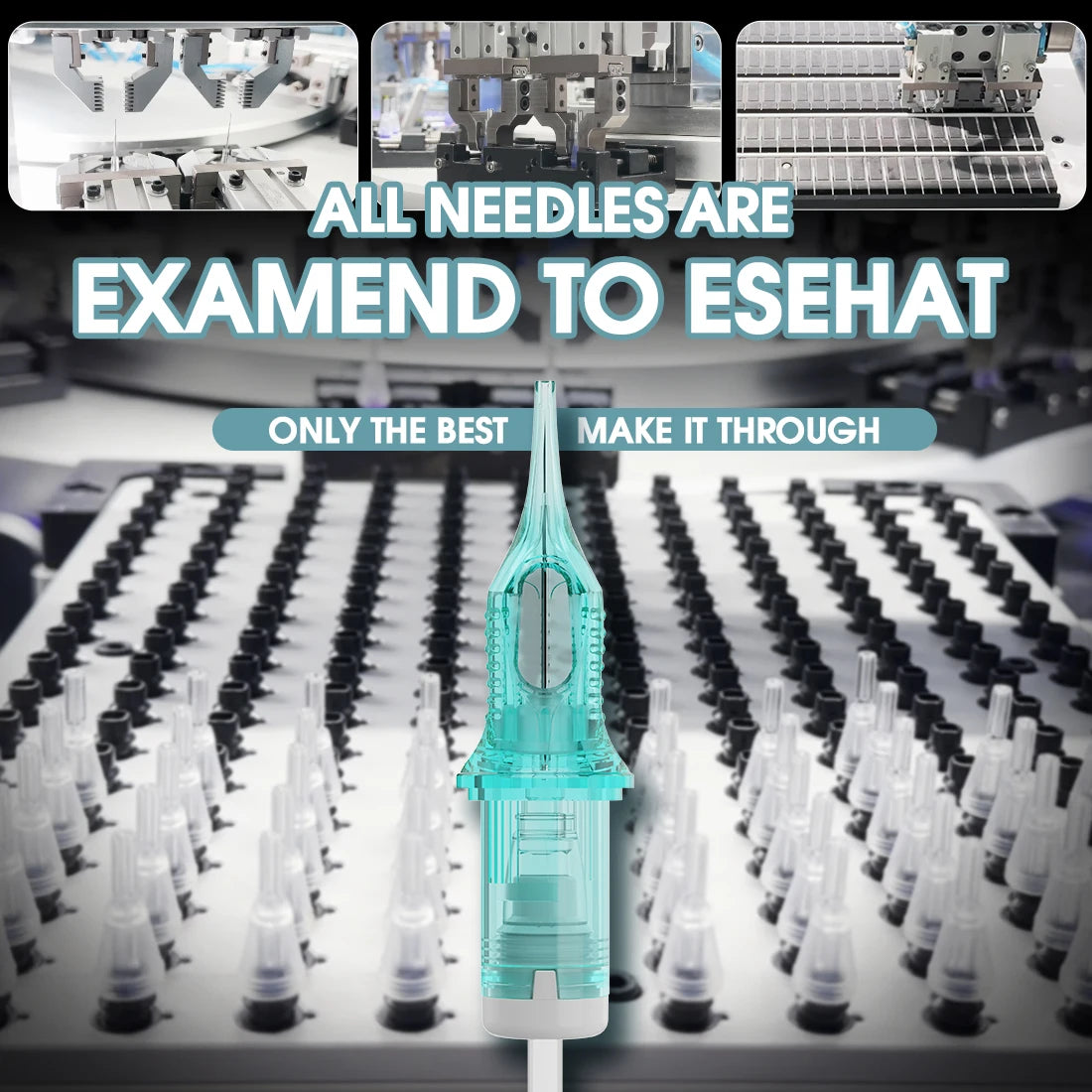 Dragonhawk PRO Tattoo Cartridge Needles 0.3mm RL Round Liner Upgraded version of Tattoo Needle