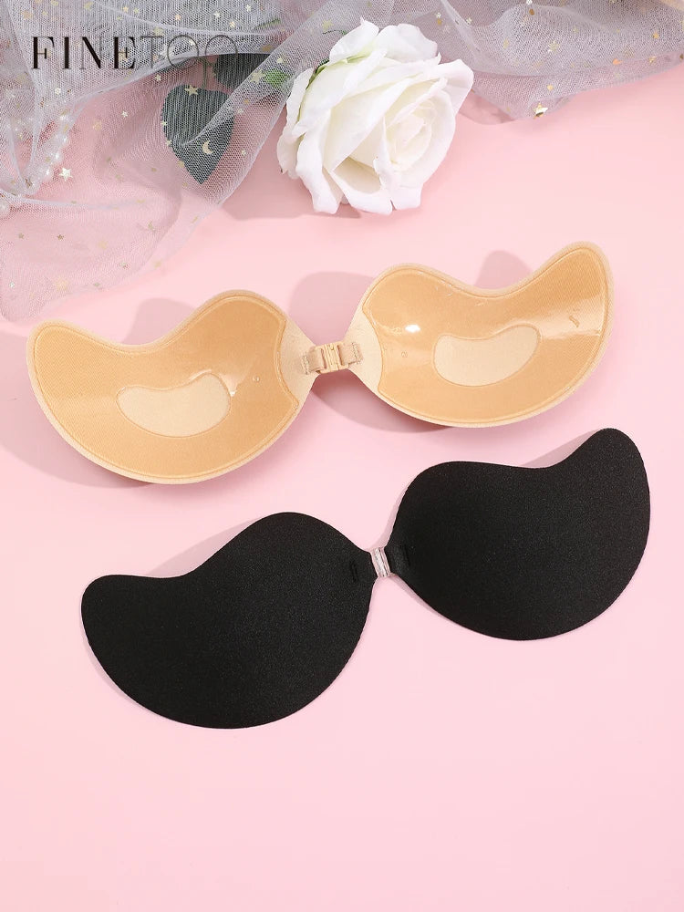 1 Piece Invisible Stick-On Lift Bra, Strapless & Seamless Push Up Anti-convex Bra, Women's Lingerie & Underwear Accessories