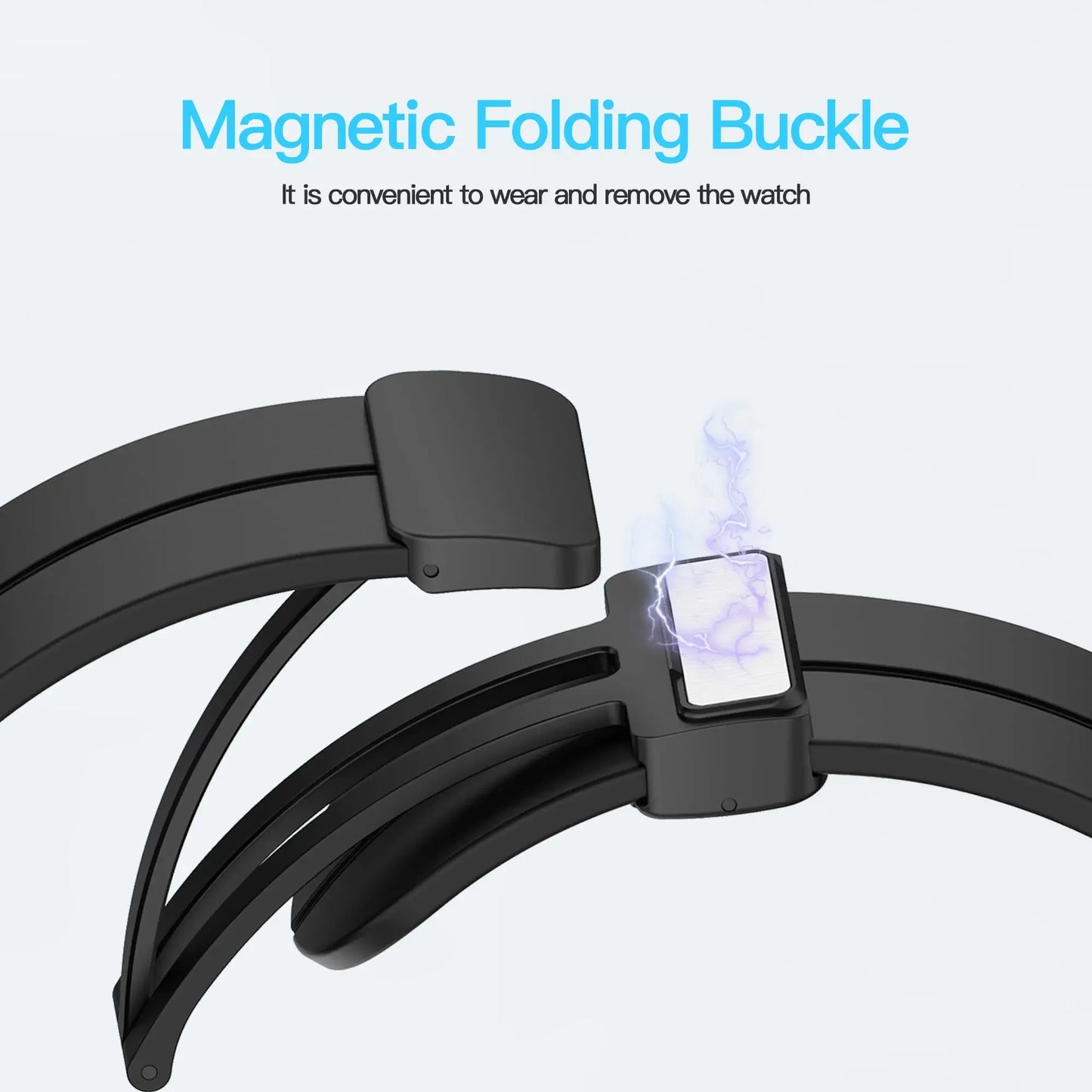 Magnetic Band For Samsung Galaxy Watch 7 6 5 4 44mm 40mm/5 pro 45mm Silicone 20mm watch Bracelet Galaxy 6 classic 43 47 mm strap