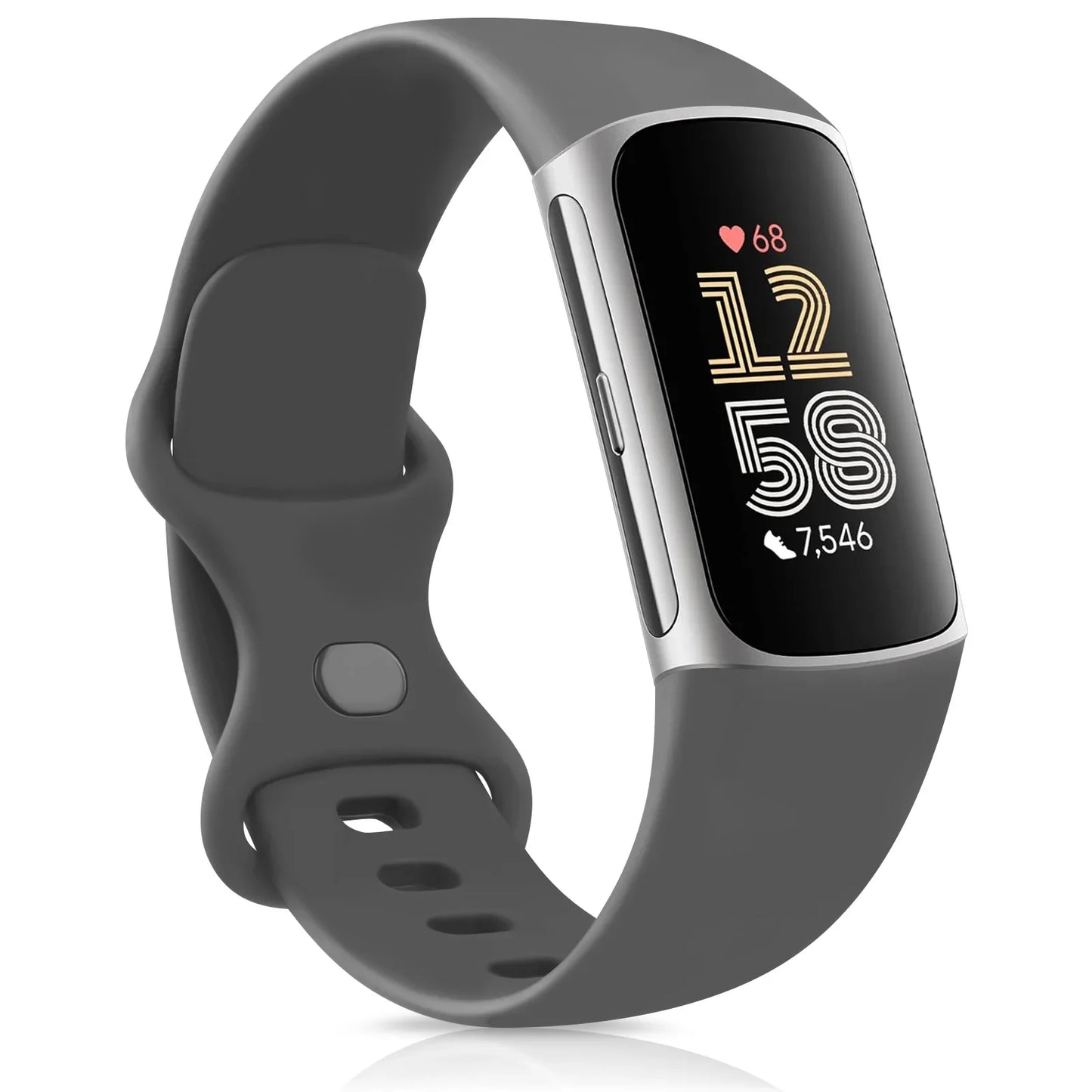 Smartwatch Band for Fitbit Charge 5 6 Strap Adjustable Watchband for Fitbit Charge 5/Charge 6 Correa Wistband Replacement Bands