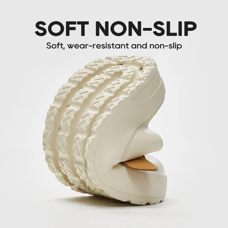 UTUNE Summer Women's Flat Sandals EVA All Season High Heel Soft Sole Outdoor Shoes Minimalist Casual Non Slip Men's New Shoes