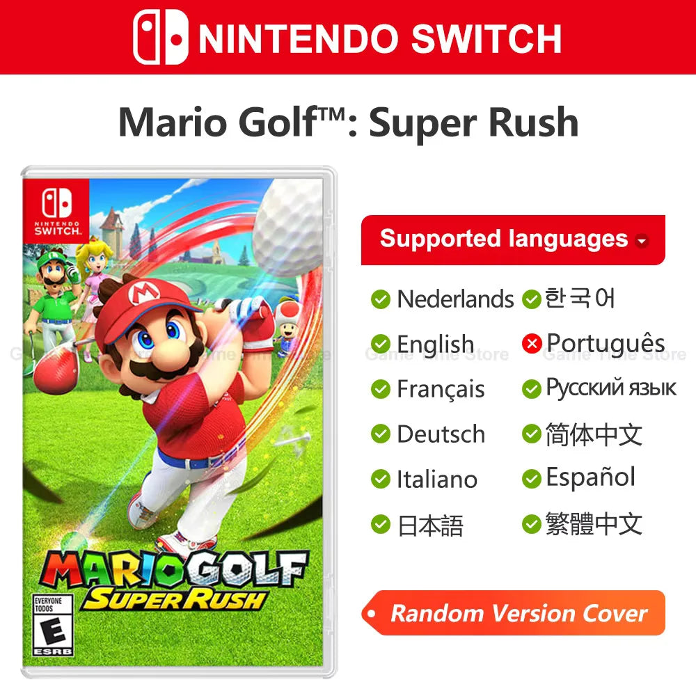 Super Mario Nintendo Switch Games Mario Bros Wonder Kart 8 RPG Mario Strikers Odyssey 3D World Fury U Deluxe Party Superstars