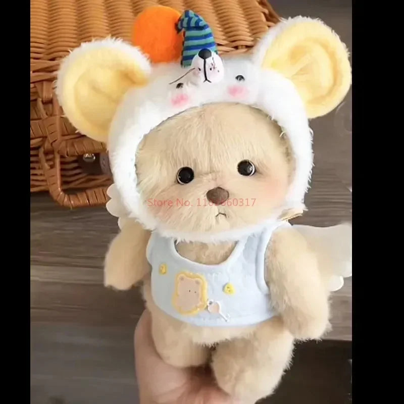 Clothes For 30cm Plush Toys Kawaii Plush Bear Doll Clothing Soft Bear White Brown Comfortable Cute Teddy Bear Kids Gift