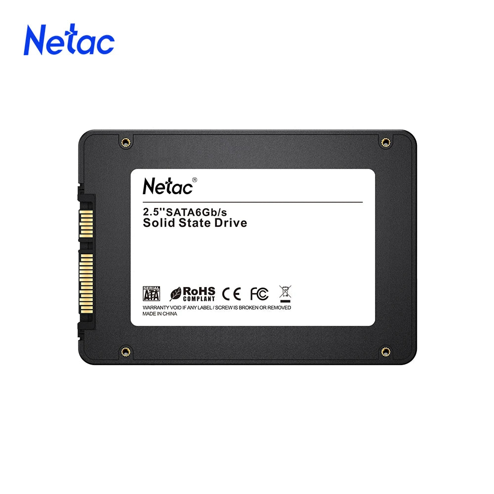 Netac SATA SSD 2TB 4TB 1tb 128gb SSD 480gb 512gb 256gb HD SSD Hard Drive Disk Hdd Internal Solid State Drive for laptop