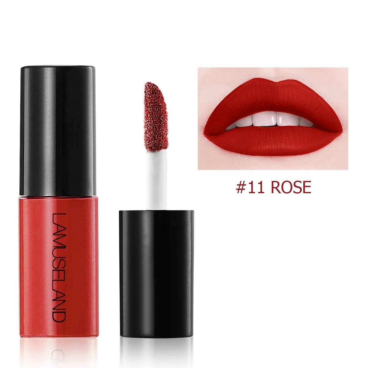 Mini 12 Colors Liquid Lip Gloss Waterproof Non-stick 24 Hours Long Lasting Velvet Matte Lipstick Lip Gloss Cosmetic Makeup Care