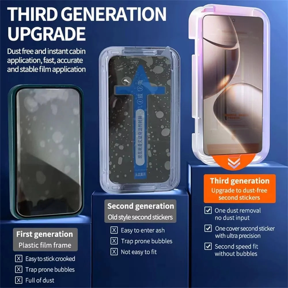 1-3PCS Glass For Xiaomi 14T Pro 8K Oleophobic Coating Screen Protector For Xiaomi 14 13 12T Pro Easy Installation Tempered Glass