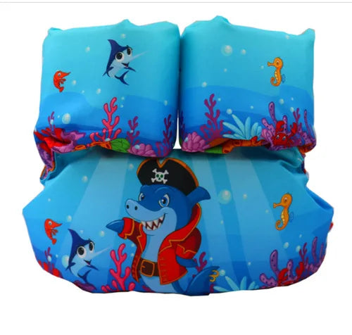 Baby Float Cartoon Arm Sleeve Life Jacket Swimsuit Foam Safety Swimming Training Floating Pool Float Swimming Ring