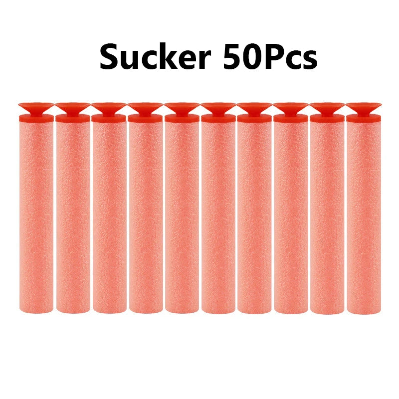EVA Soft Round Suction Head Refill Darts Bullets for Nerf Gun Kids Toy Guns Accessories Bullets for Nerf Series Blasters Xmas