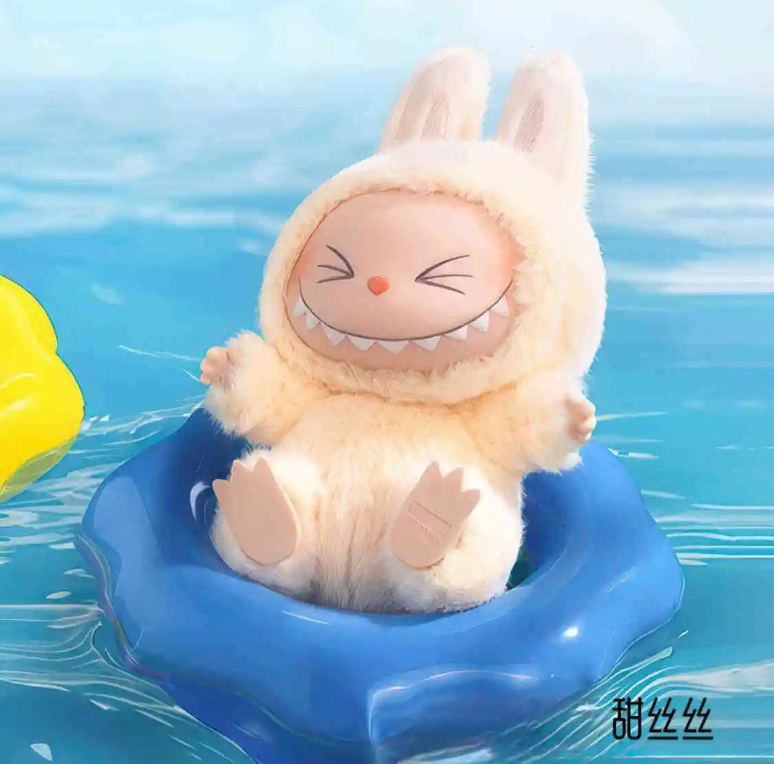 Genuine Labubu Sitting Party Macaron Vinyl Face 2.0 Series Pendant Doll Home Decor Keychain Collection Model Kids Toys Xmas Gift