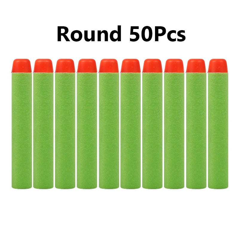 EVA Soft Round Suction Head Refill Darts Bullets for Nerf Gun Kids Toy Guns Accessories Bullets for Nerf Series Blasters Xmas