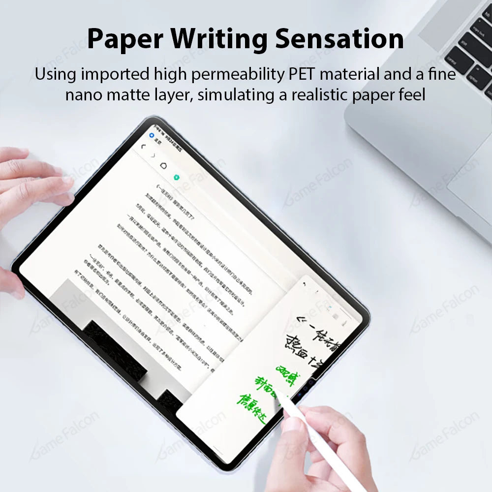 Like Paper Film Screen Protector For Ipad Pro 13 12.9 11 2025 M4 Air 4 5 3 10th 9th 8th 7th Generation Mini 6 7Matte Film Writer