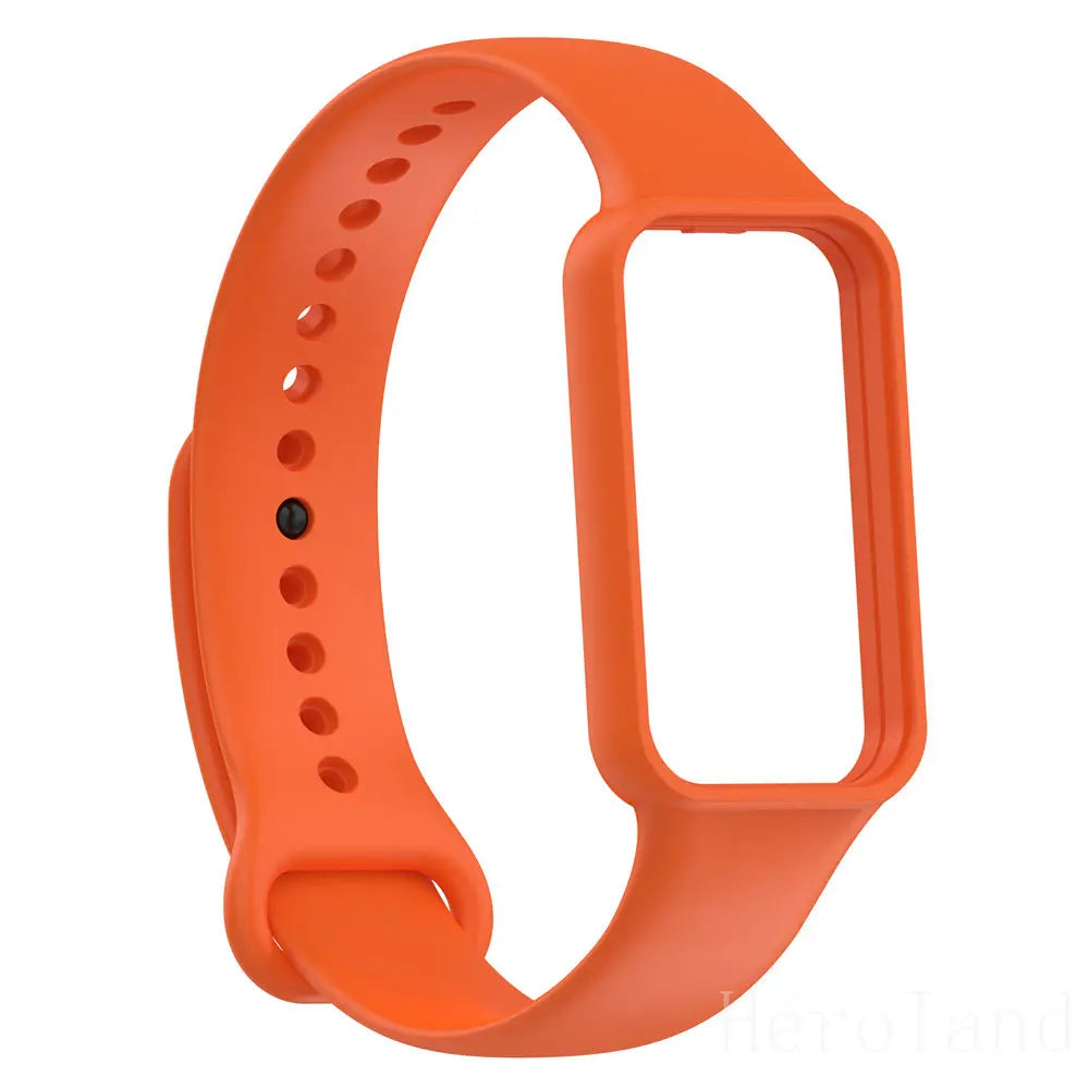 Fashion Silicone WatchStrap For Huami Amazfit Band 7 SmartWatch Band Bracelet Soprt Wristband For Amazfit band7 Strap Buckle new