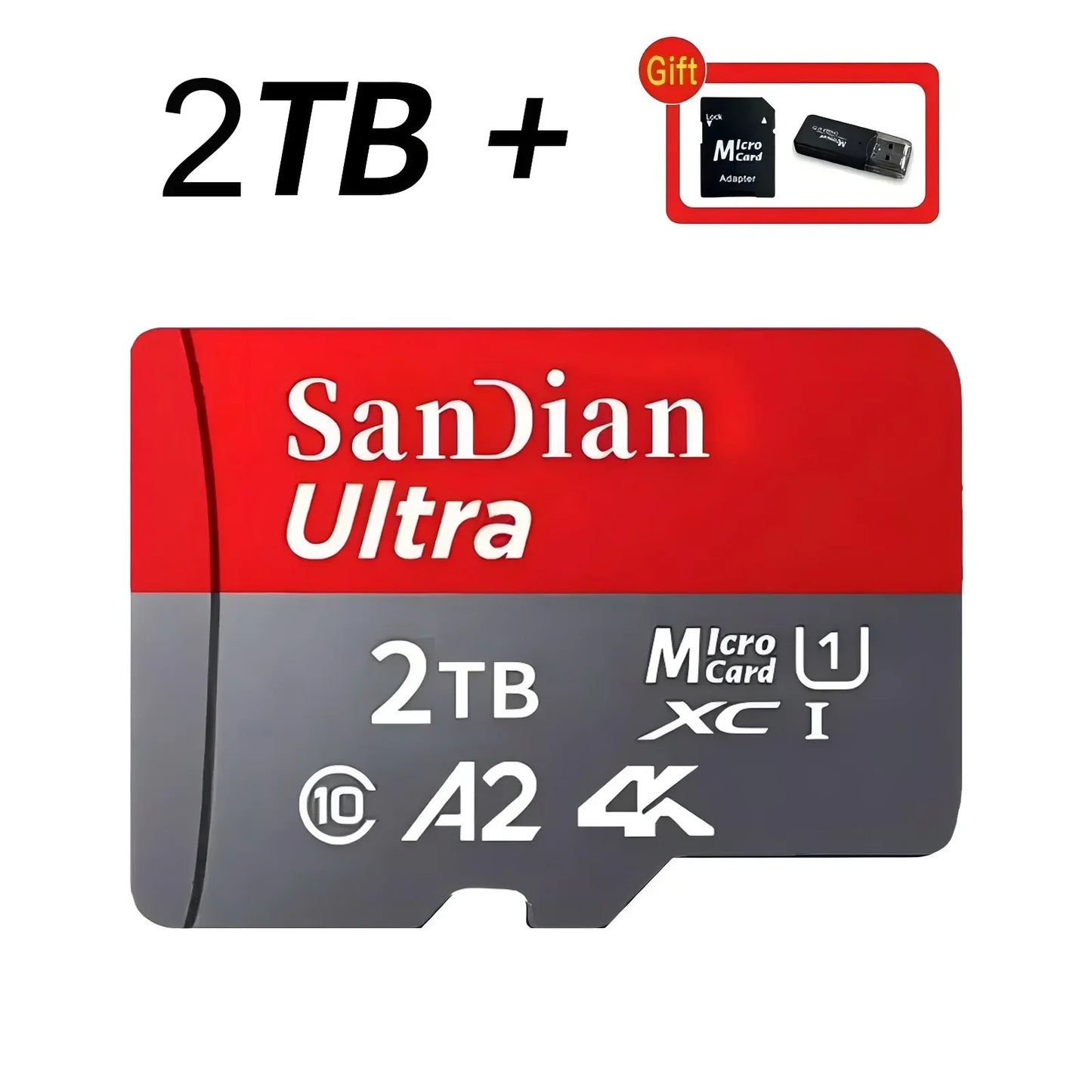 Original Flash Card 512GB Memory Card Large Capacity Micro TF Card 128GB 256GB High Speed SD Cards for PC/Phone/Camera/Mac