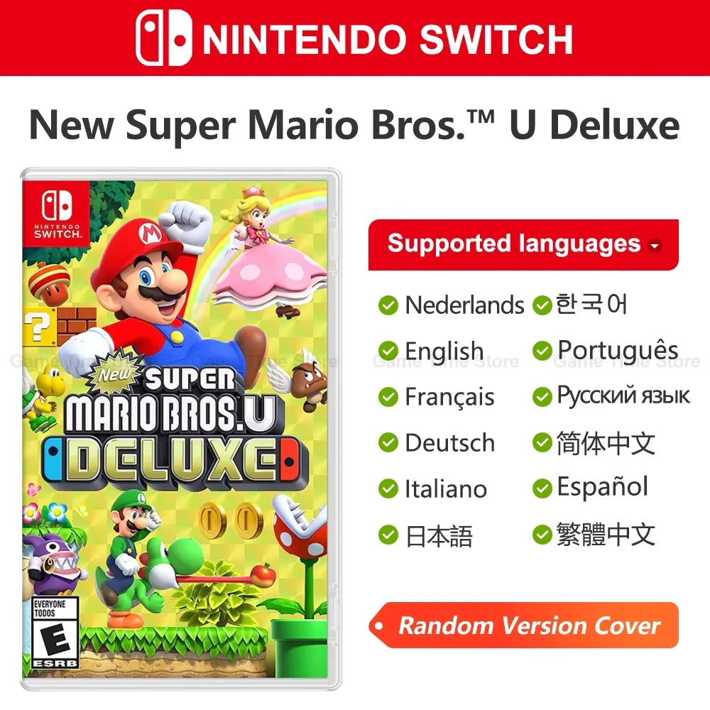Super Mario Nintendo Switch Games Mario Bros Wonder Kart 8 RPG Mario Strikers Odyssey 3D World Fury U Deluxe Party Superstars
