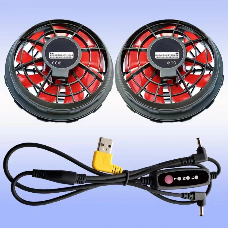 Summer Cool Vest Wearable Refrigeration Fan Vest Air Conditioner Clothes Outdoor Cooling Tactical Fishing Sleeveless Work Jacket