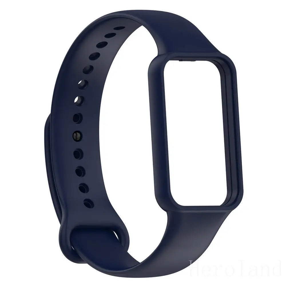 Fashion Silicone WatchStrap For Huami Amazfit Band 7 SmartWatch Band Bracelet Soprt Wristband For Amazfit band7 Strap Buckle new