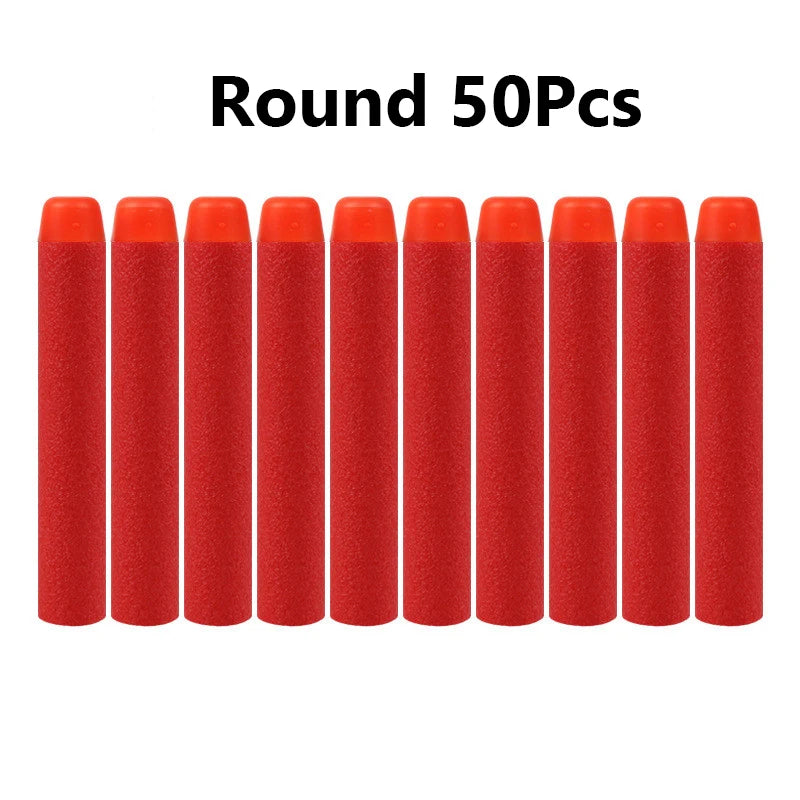 EVA Soft Round Suction Head Refill Darts Bullets for Nerf Gun Kids Toy Guns Accessories Bullets for Nerf Series Blasters Xmas