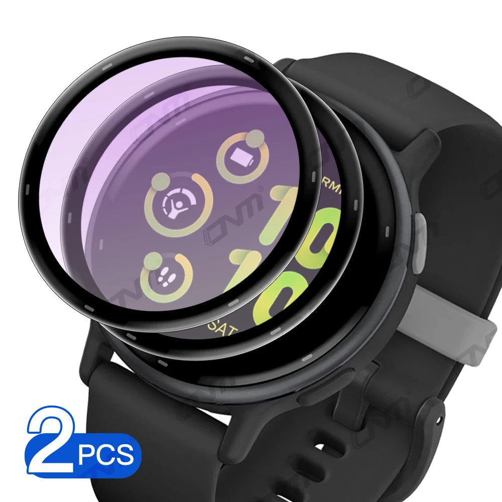 20D Screen Protector for Garmin VivoActive 5 Anti-scratch Film for Garmin Vivo Active 5 Full Coverage Ultra-HD Film (Not Glass)