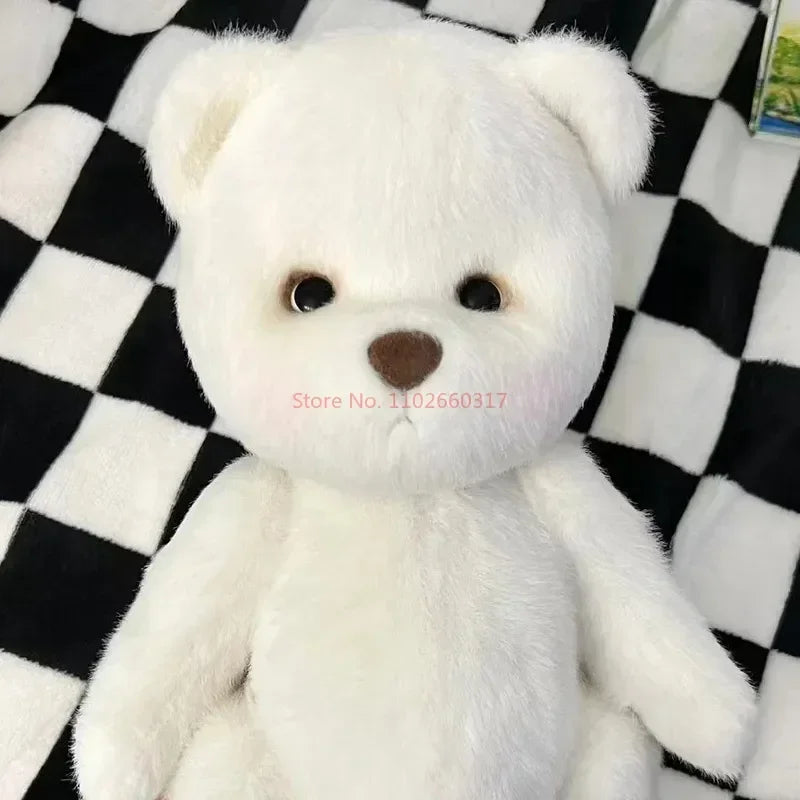 Clothes For 30cm Plush Toys Kawaii Plush Bear Doll Clothing Soft Bear White Brown Comfortable Cute Teddy Bear Kids Gift