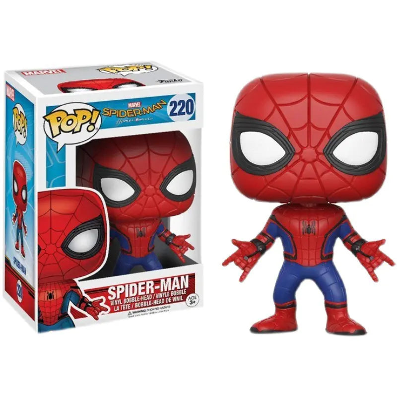Funko Pop Avengers Iron Man Spider-Man Figures 220 & 222