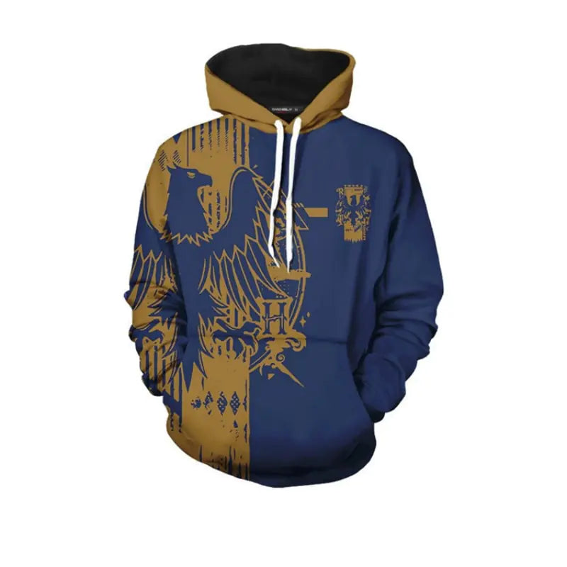 Classic Harry Potter 3D Hoodie for Cosplay and Casual Wear
