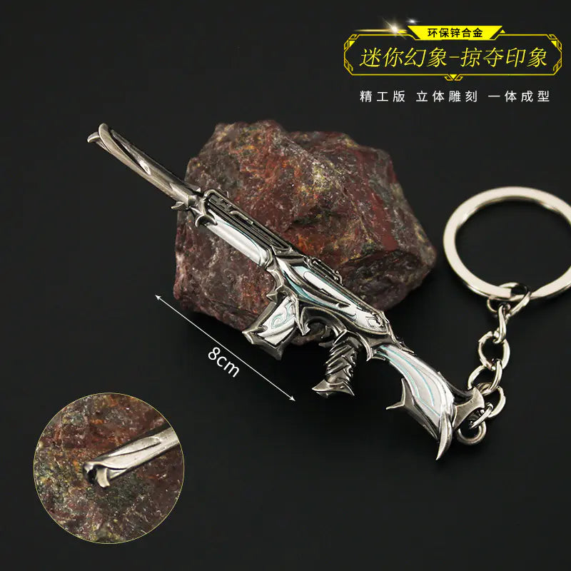 Valorant Merchandise M4 Impression Metal Keychain