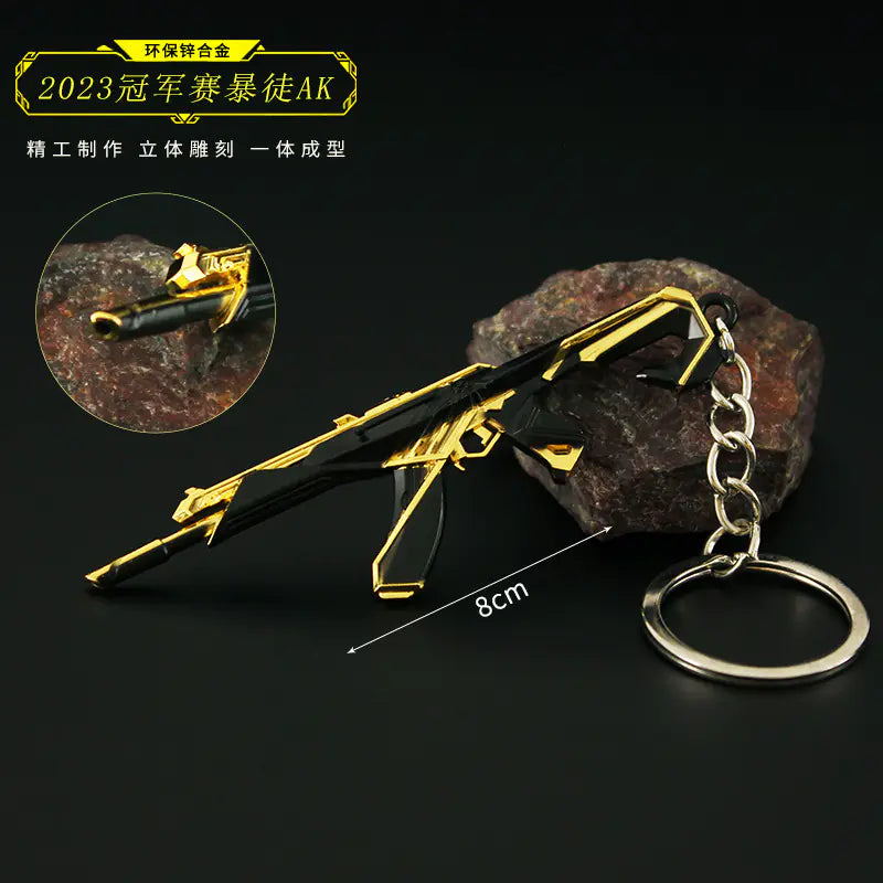 Valorant Merchandise M4 Impression Metal Keychain