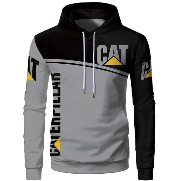 TYL 3D Digital Print Hoodie with Zipper and Hood