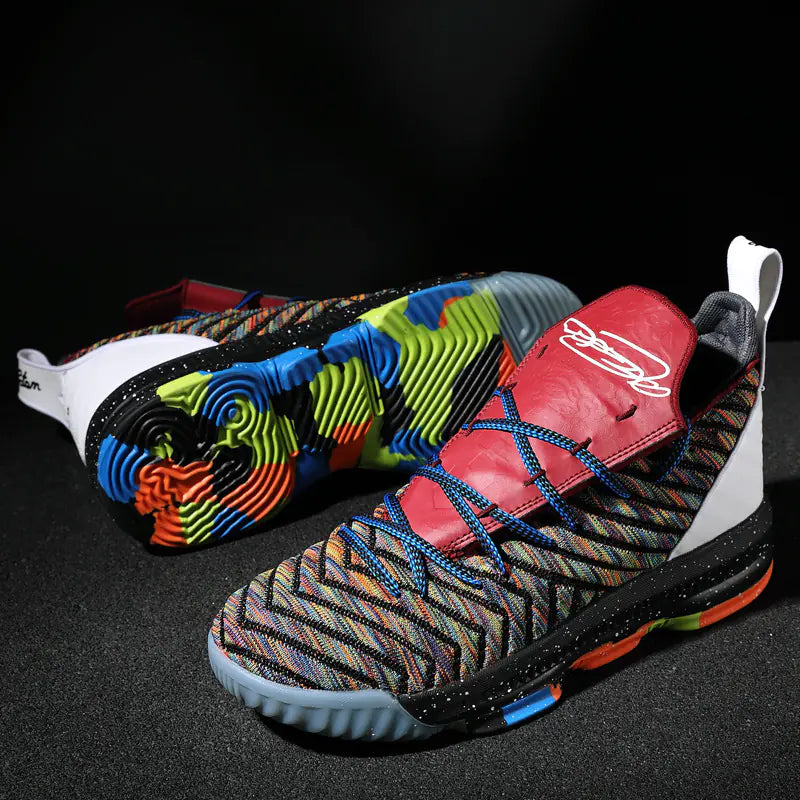 New Plus Size Couple's Basketball Shoes for Students