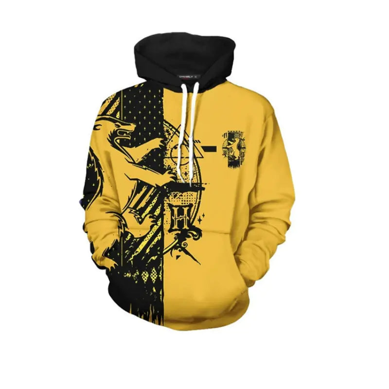 Classic Harry Potter 3D Hoodie for Cosplay and Casual Wear