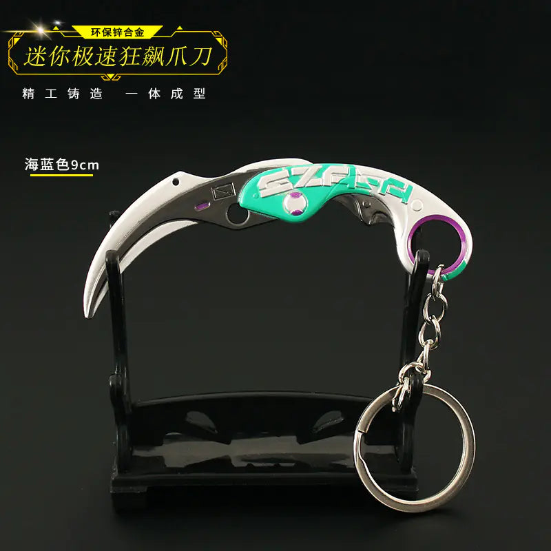 Valorant Merchandise M4 Impression Metal Keychain