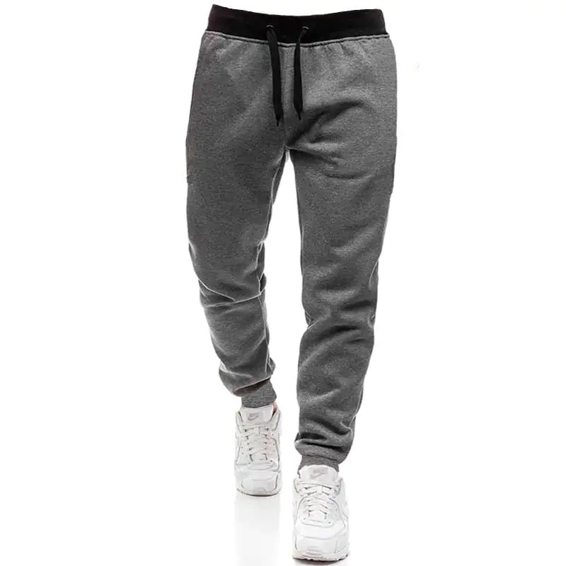 Solid Color Light Board Loose-fitting Men's Trousers