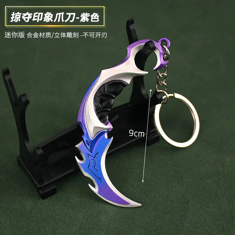 Valorant Merchandise M4 Impression Metal Keychain