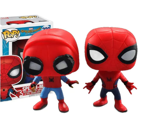 Funko Pop Avengers Iron Man Spider-Man Figures 220 & 222