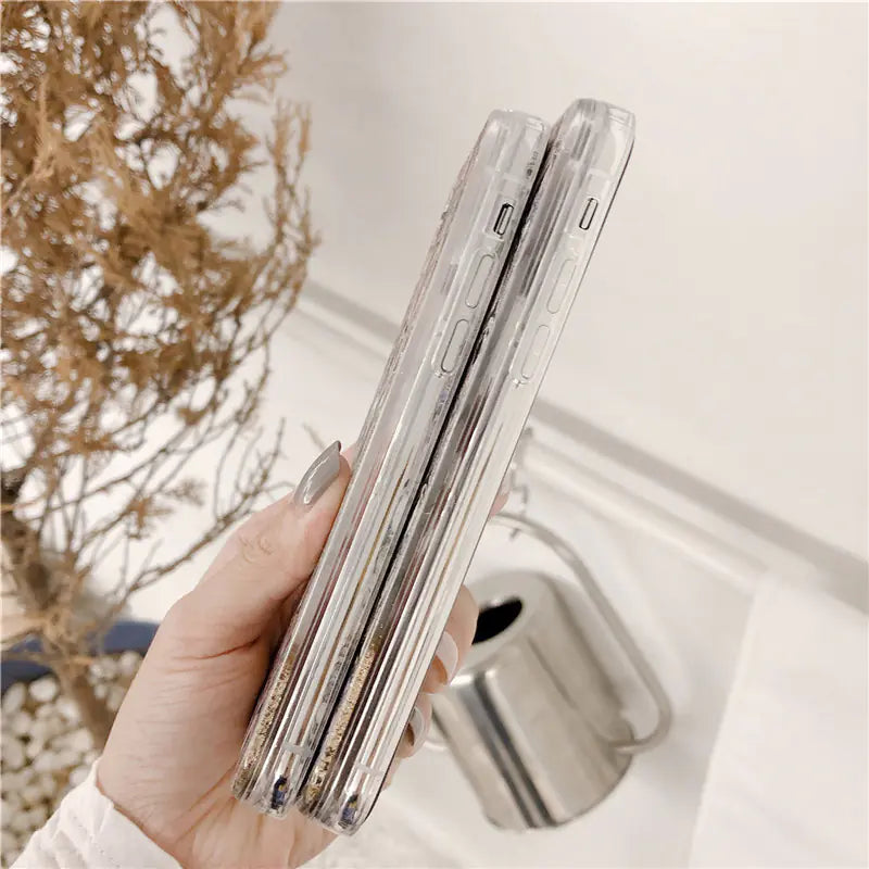 Liquid Sand Phone Case for Apple Devices